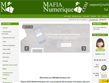 Tablet Screenshot of mafianumerique.com